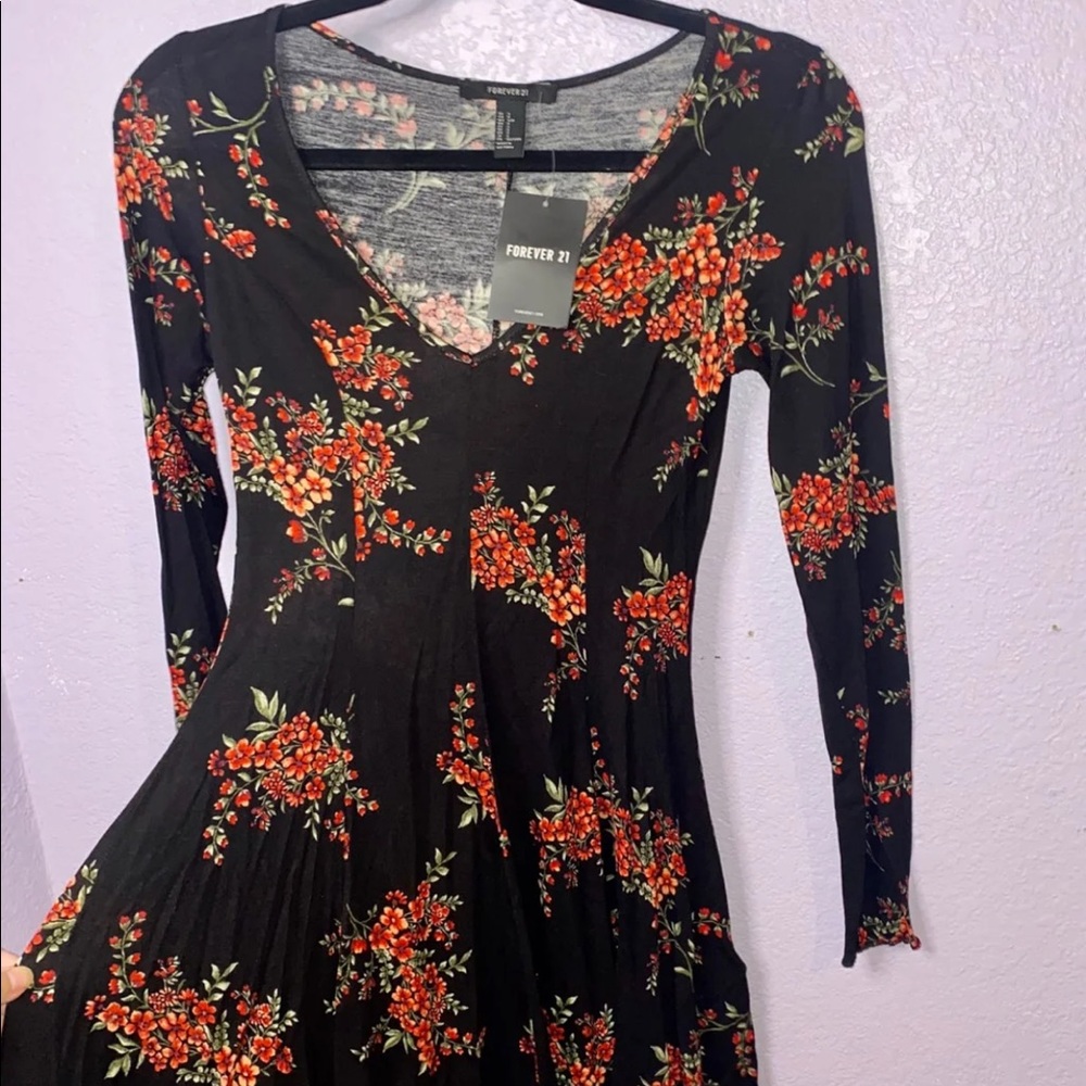 Flowy floral dress